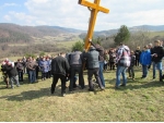 Krížová cesta s osadením kríža 23.3.2016